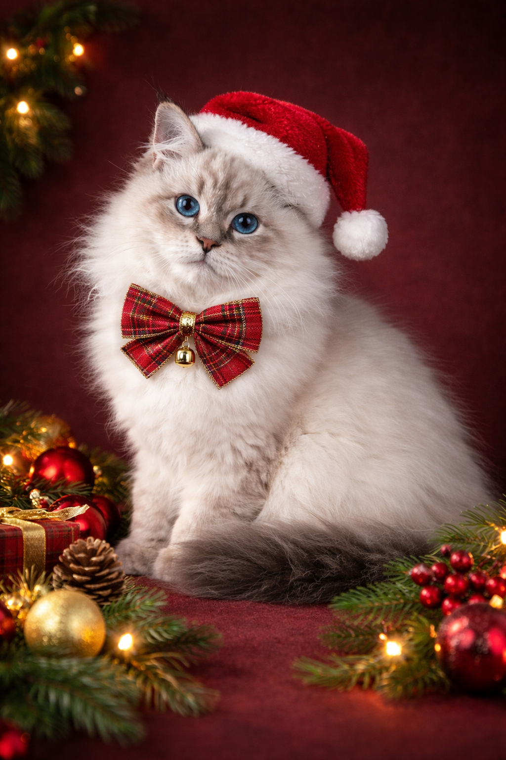 Chat Sibérien en mouvement